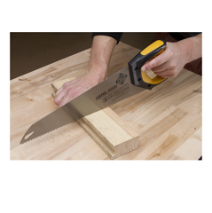 FORTE Tools Fuchsschwanz 40 cm 7 TPI Premium Säge, klassische Handsäge mit ergonomischem Gummigriff, Säge für Holz, Kunststoff, etc., mit durchgehender Verzahnung Made in Sweden ( 000051083443 )