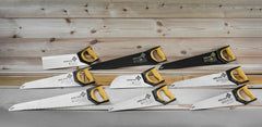 FORTE Tools Fuchsschwanz 40 cm 7 TPI Premium Säge, klassische Handsäge mit ergonomischem Gummigriff, Säge für Holz, Kunststoff, etc., mit durchgehender Verzahnung Made in Sweden ( 000051083443 )